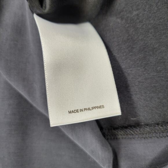 Express Modest Maxi Dress Womens XL Black High Mock Neck Ruched Shoulder New - Picture 16 of 16